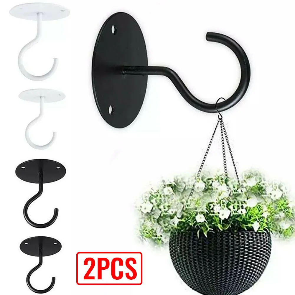 

2pcs Ceiling Hook Accessories Art Balcony Decor For Hanging Plants Hanger