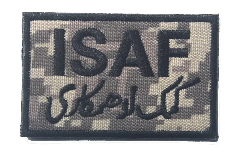 Камуфляжный армейский рюкзак ISAF для спецназа афганистанский патч с крючком и