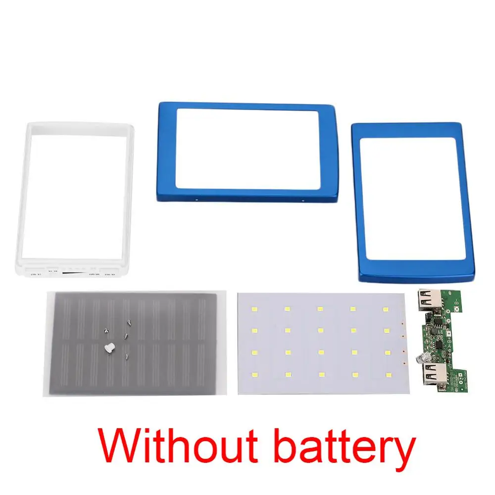 MVpower 5 цветов двойной USB LED PCBA печатная плата панель солнечной энергии DIY набор