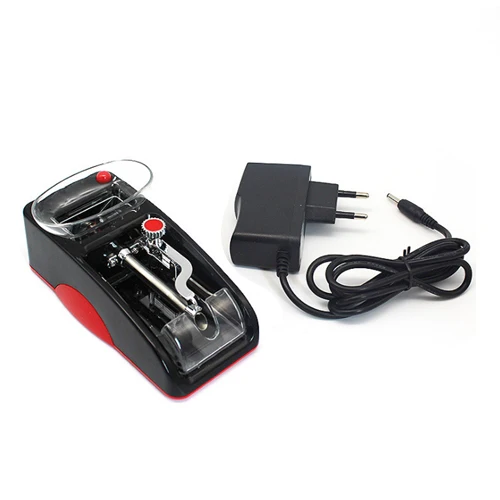 Red EU DIY Профессиональный 1 шт. Электрический легкий Автоматический сигареты прокатки машина табака инжектор чайник Ролик портативный инструмент - Цвет: Red EU
