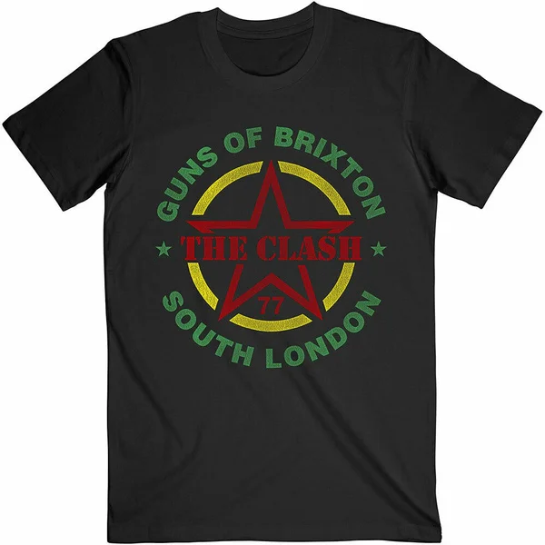 

The Clash Guns Of Brixton Official Tee T-Shirt Mens