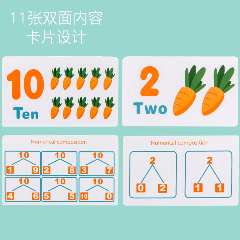 Деревянные строительные блоки игра для баланса кролика Детская развивающая