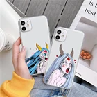 Чехол Hentai для iPhone 11, 12 Pro, XS MAX, XR, X, 7, 8, 6Plus, SE 2021, с изображением девушки из аниме, мягкий силиконовый чехол