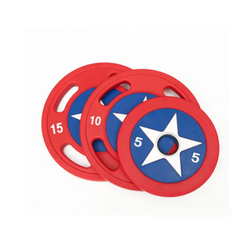 Прямая продажа с фабрики команда США Тяжелая атлетика PU колокольчик Ступица