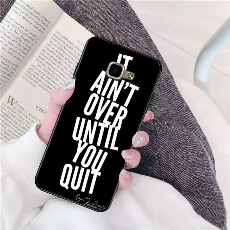 

LJHYDFCNB Black Silicone Soft Shell Phone Case For Samsung A 9 10 20 30 40 M20 S 30 31 J5 6 7 Plus