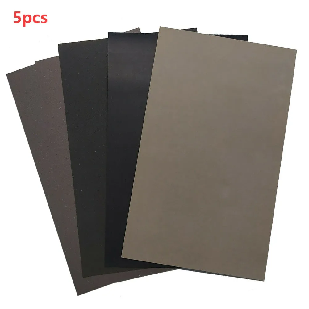 

5Pcs 9x3.6 Inch/225x90mm Dry Wet SandPaper 2000 2500 3000 5000 7000 Grit Metal Glass Ceramic Wood Wall Polishing Grinding Tool
