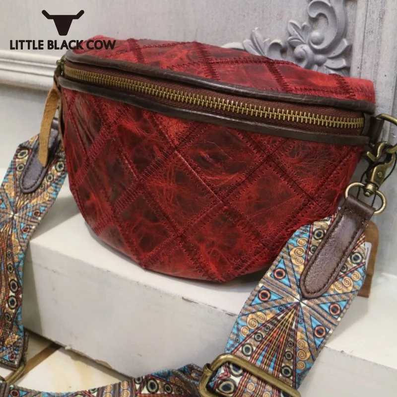 Винтажные сумки на плечо из воловьей кожи ручной работы в европейском стиле