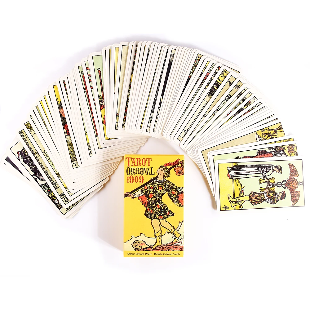 

Tarot Original 1909 Deck Cards English Classic 1909 Rider Waite Smith Tarot 78 Card Popular Deck Card game board