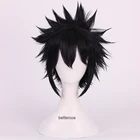 Мой герой Академии Boku без Хиро Академия Dabi Косплэй парики короткие черные термостойкие синтетические волосы парик + парик Кепки