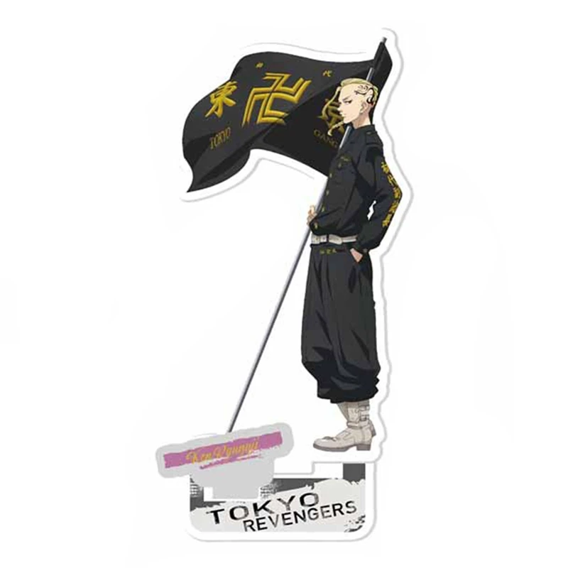 

Anime Tokyo Revengers Figure Cosplay Acrylic Stands Manjiro Ken Takemichi Hinata Atsushi Model Plate Fans Gift Collection Prop
