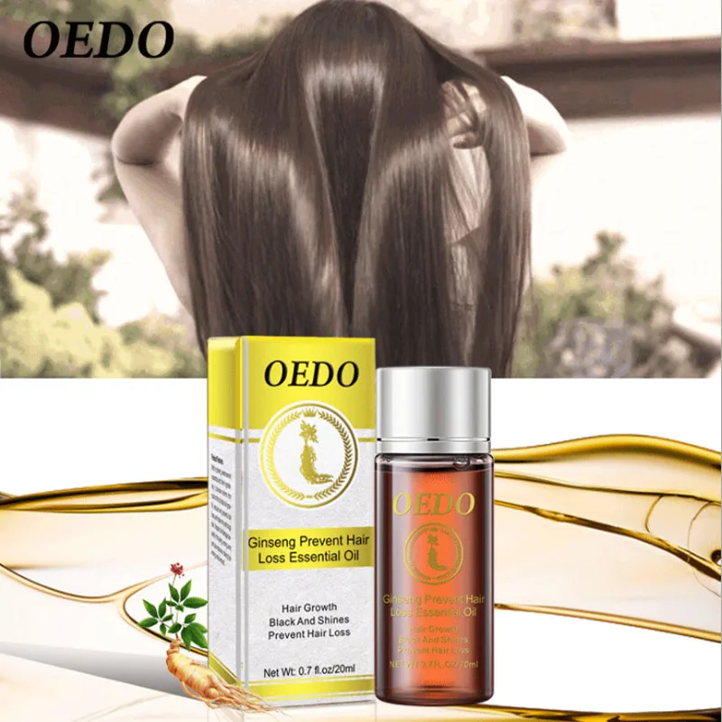 

OEDO Ginger Hair Growth Essence Prevents Hair Loss Thicker Treatment Essential Oil Repair Hair Loss Products Anti-Hair Serum