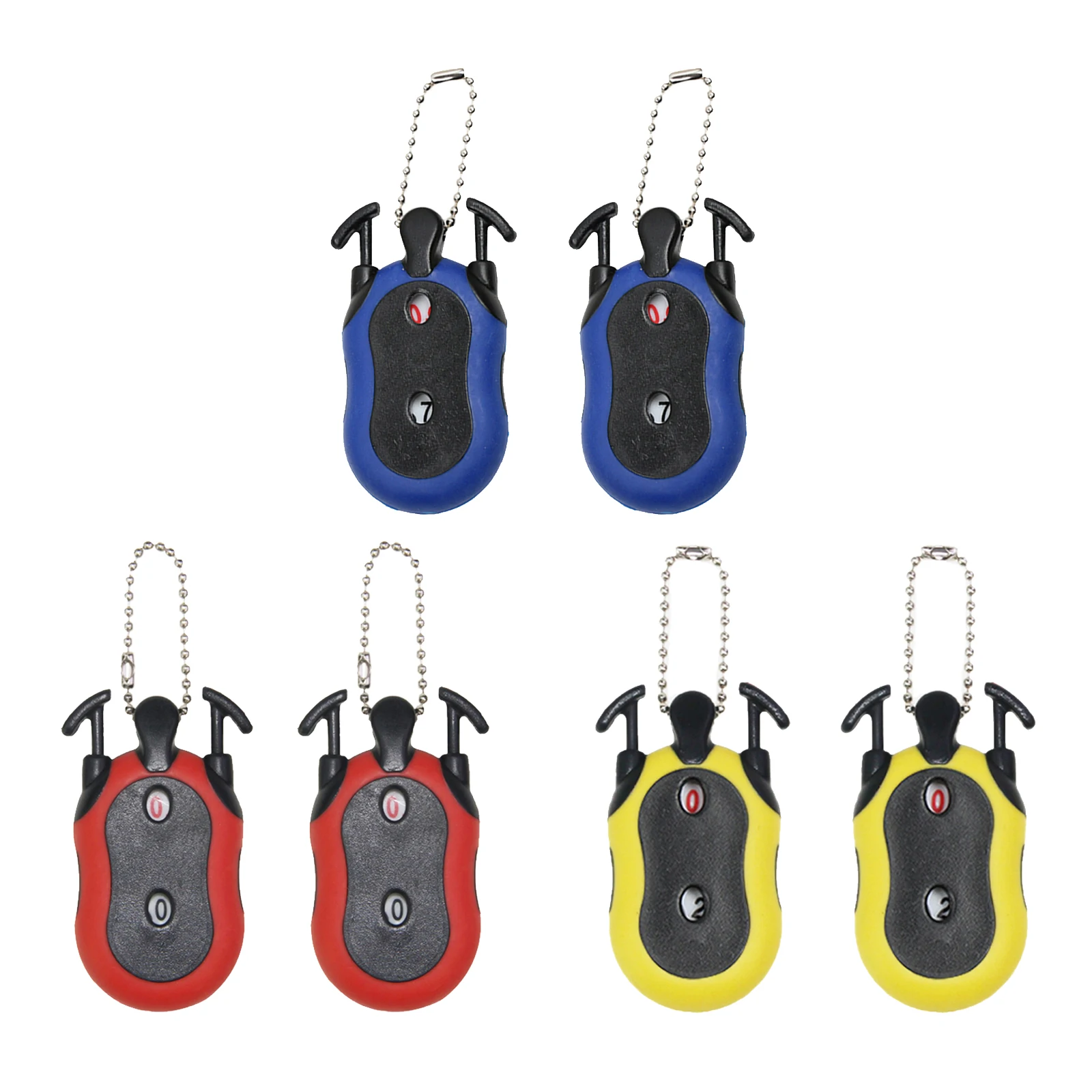 

Dual Digits Scorer Golf Stroke Shot Putt Score Counter Outdoor Sports Accessory Simple Scoring System