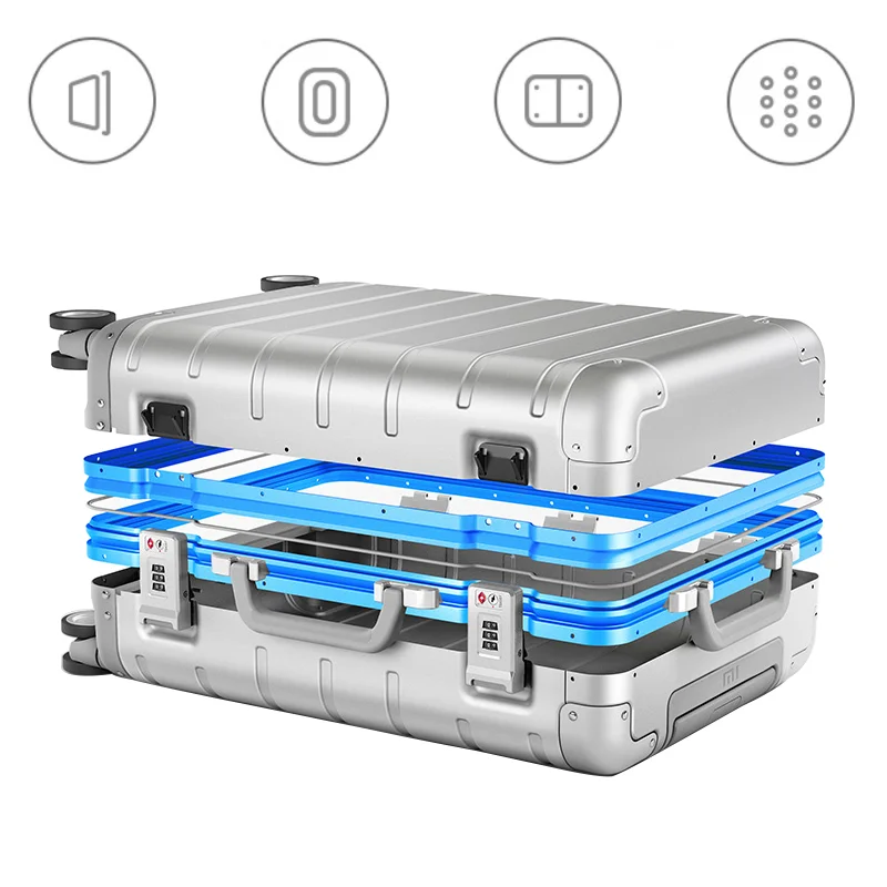 Xiaomi Metal Carry on Luggage чемодан 20&quot|Ручные сумки| |