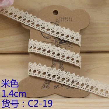 10 мм черная белая бежевая вязаная кружевная лента 2 м/лот ажурная Цветочная