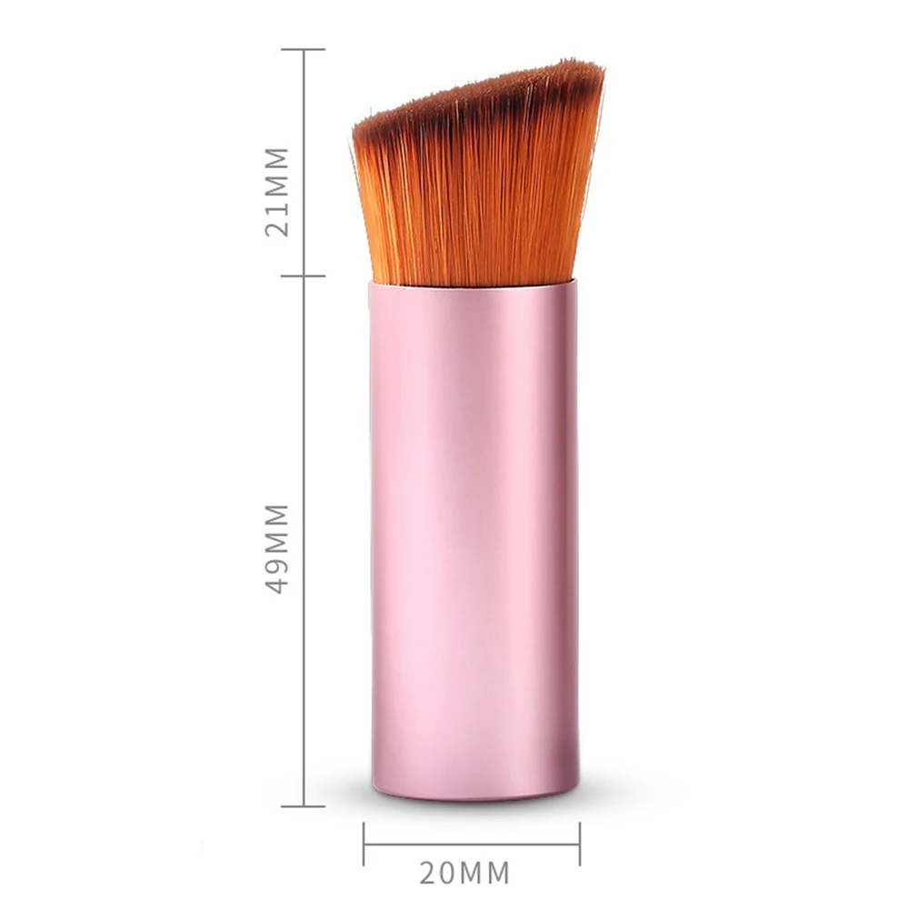 

1Pcs Multifunction Mini Flat Oblique Head Makeup Brush Liquid Foundation Makeup Brush Makeup Tools