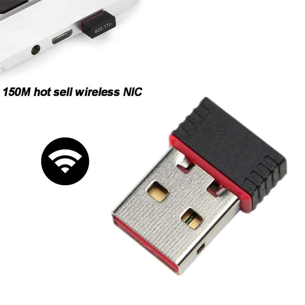 PzzPss мини Сетевая карта USB 2 0 Wi Fi Беспроводной адаптер LAN Карта 150 Мбит/с 802 11 ngb RTL8188EU