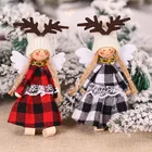 Новые рождественские украшения Крылья Ангел кукла кулон модное креативное Рождественское украшение для дома Рождественская елка кулон navidad
