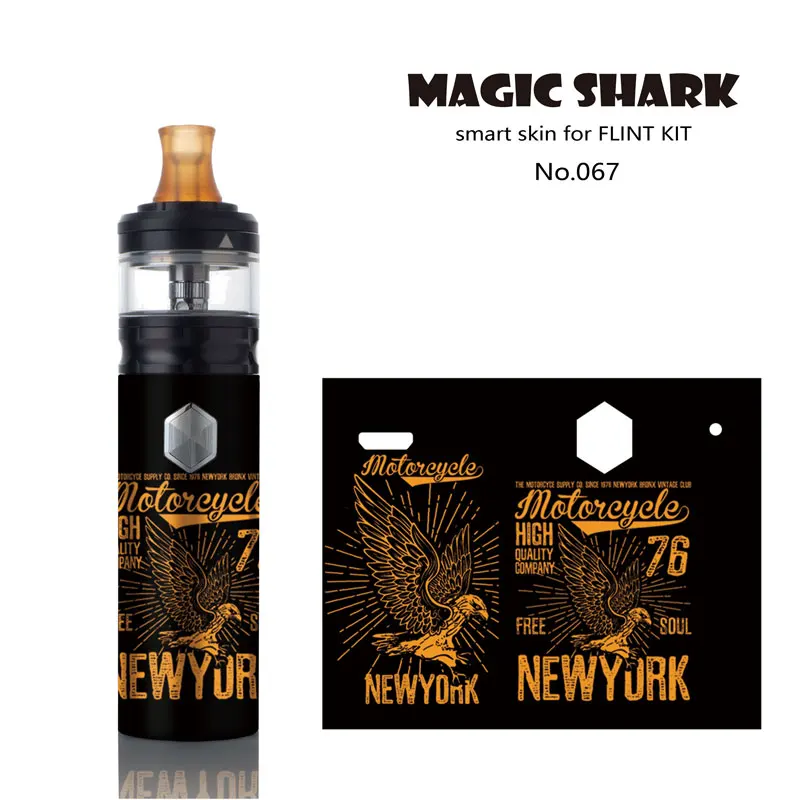 Чехол для вейпа Magic Shark деревянный Леопардовый принт не выцветает ПВХ стерео