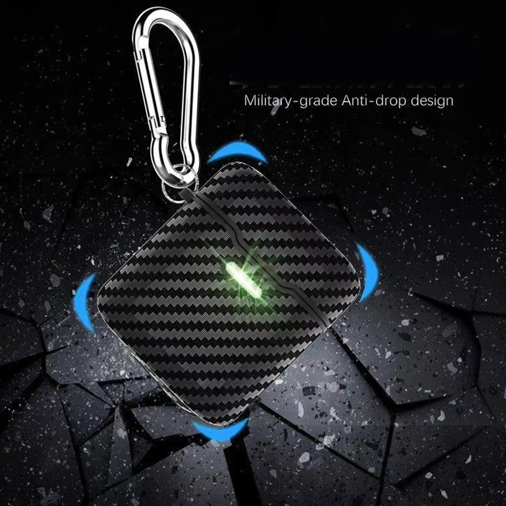 Роскошный чехол из углеродного волокна для huawei FreeBuds 2 Pro Honor FlyPods Pro чехол Беспроводная Крышка для наушников для FlyPods Pro Чехол с крючком