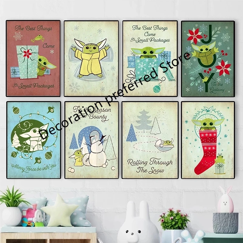 Настенная картина из Звездных Войн HD принты холст Дарт Вейдер йода украшение для