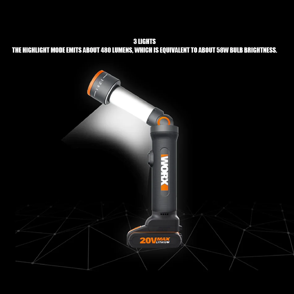 

Уличное освещение WX027, перезаряжаемая многофункциональная Телескопическая Настольная лампа, палатка для кемпинга