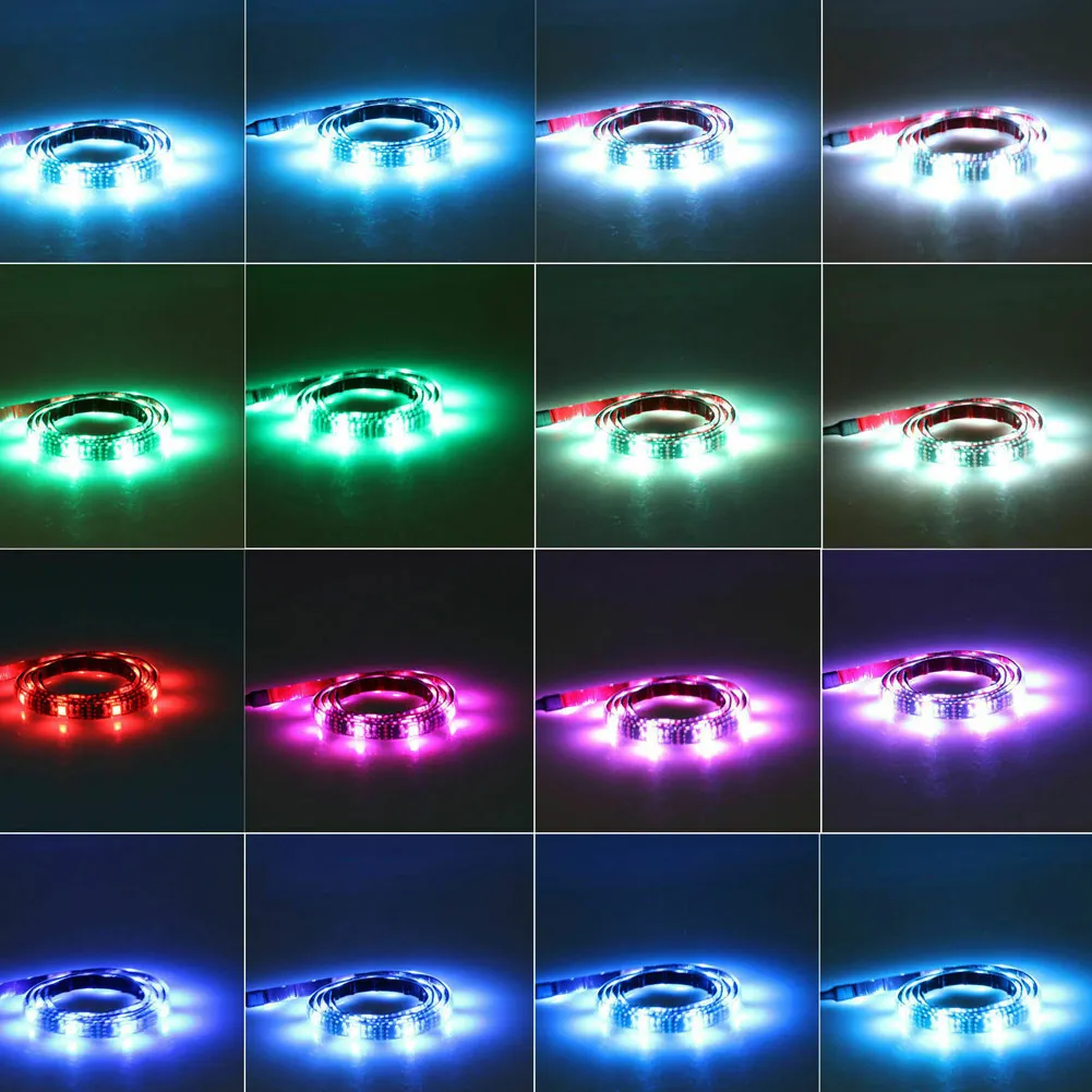5V USB светодиодный светильник s TV задний лампа RGB меняющая цвет с пультом