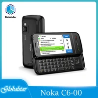 Nokia C6-00 Восстановленный, Оригинальный разблокированный телефон Nokia C6-00, 3,2 дюйма, GSM, 3G, Wi-Fi, GPS, 8 Мп, гарантия 1 год, бесплатная доставка