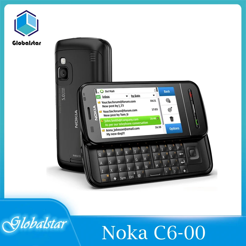 Nokia C6 00 Восстановленный Оригинальный разблокированный телефон 3 2 'мобильный GSM 3G