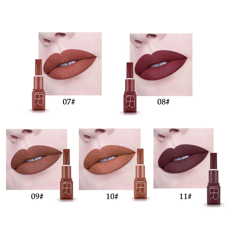 5 шт./компл. вампирский стиль помада цвета тыквы Стойкий матовый