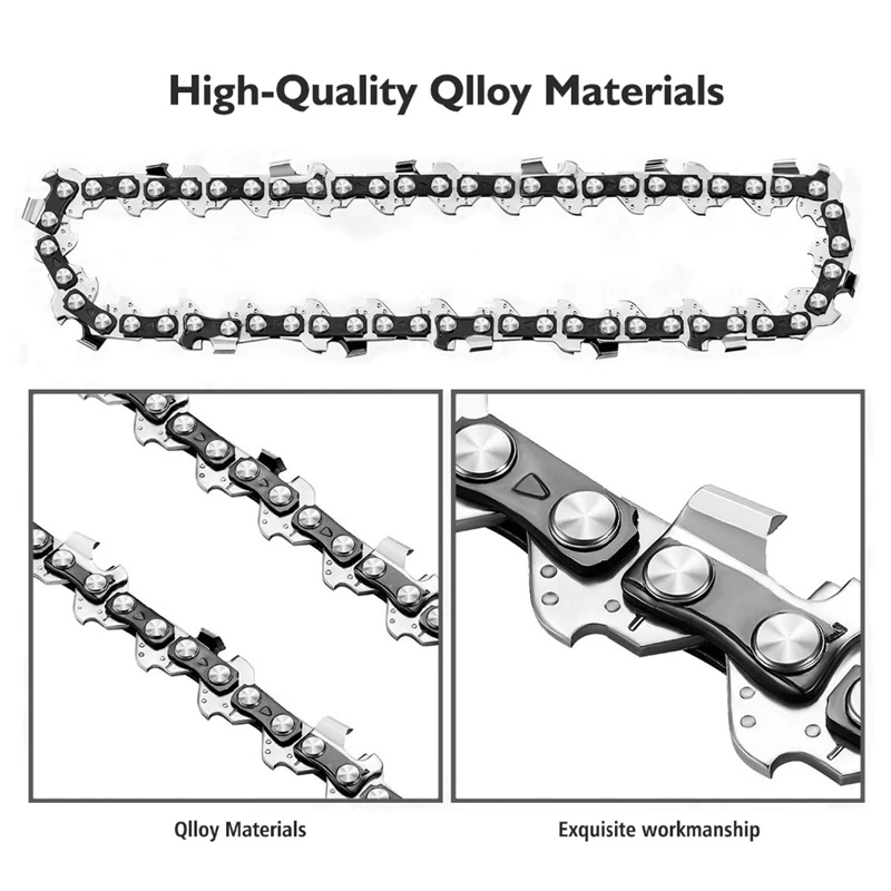 

4 Inch 1/4inch Mini Steel Chainsaw Chain Electric Electric Saw Accessory