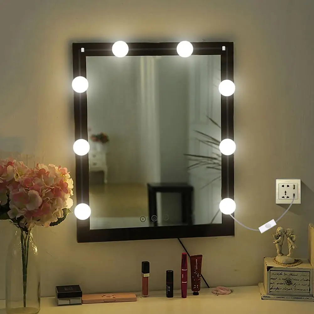 Светодиодная лампа для зеркала макияжа приглушаемый светильник туалетного