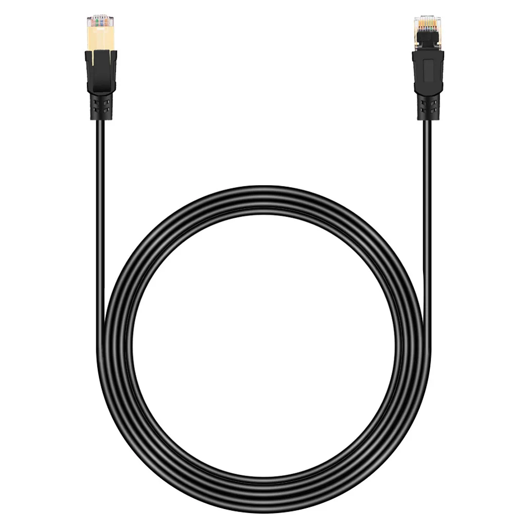 2000 МГц Ethernet кабель высокоскоростной RJ45 сетевой Lan категории 8 кабель|Кабели