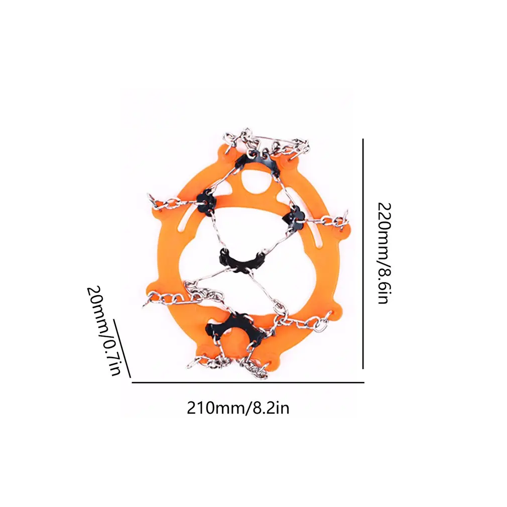 

Snow Non Slip Climbing Crampons Cleats Shoe Cover Ice Gripper For Spikes Hiking Winter Manganese Steel Outdoor Cleats Overshoes