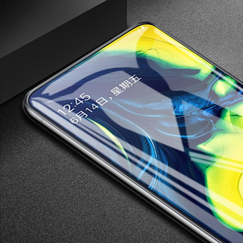 Закаленное стекло для samsung Galaxy A80 A90 полное покрытие Защитная пленка A9 Pro 2019 2018 A9200