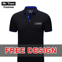 summer short sleeved polo shirt custom logo embroidery cultural top t shirts design printed pattern