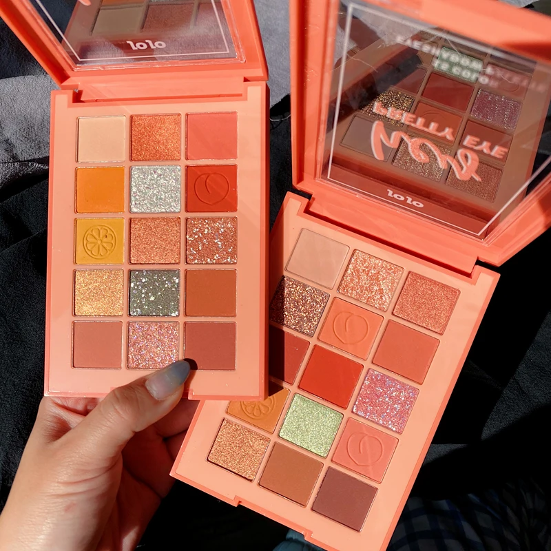 15 цветов неоновые тени для век Палитра Блестящий макияж палитра матовые