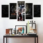 5 шт., настенные картины с рамкой для гостиной