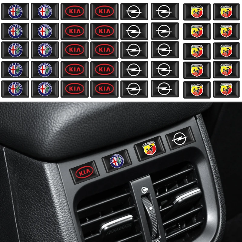 

Auto Styling 3D Epoxy Car Sticker Emblem Badge Decals For Hyundai Fe Sonata Solaris Azera Creta I30 Ix25 Tucson IX35 Accessories