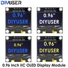 0,96 дюймов oled IIC Serial Белое золото OLED Дисплей модуль 128X64 I2C SSD1306 12864 плата с ЖК-экраном для Arduino
