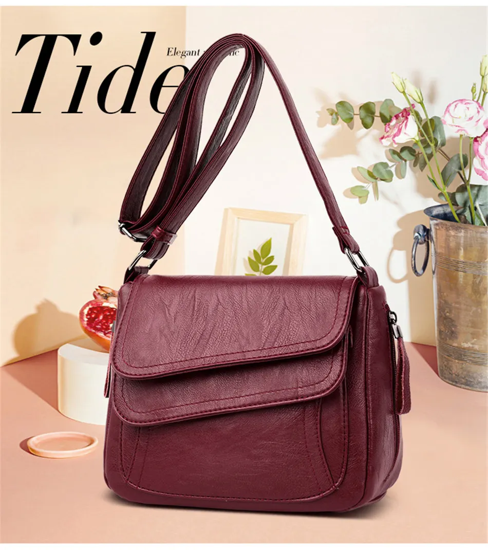 woman bag bolsas feminina Women Leather Messenger Bag Designer Shoulder Bag High Quality Crossbody Bags sac main femme handbag