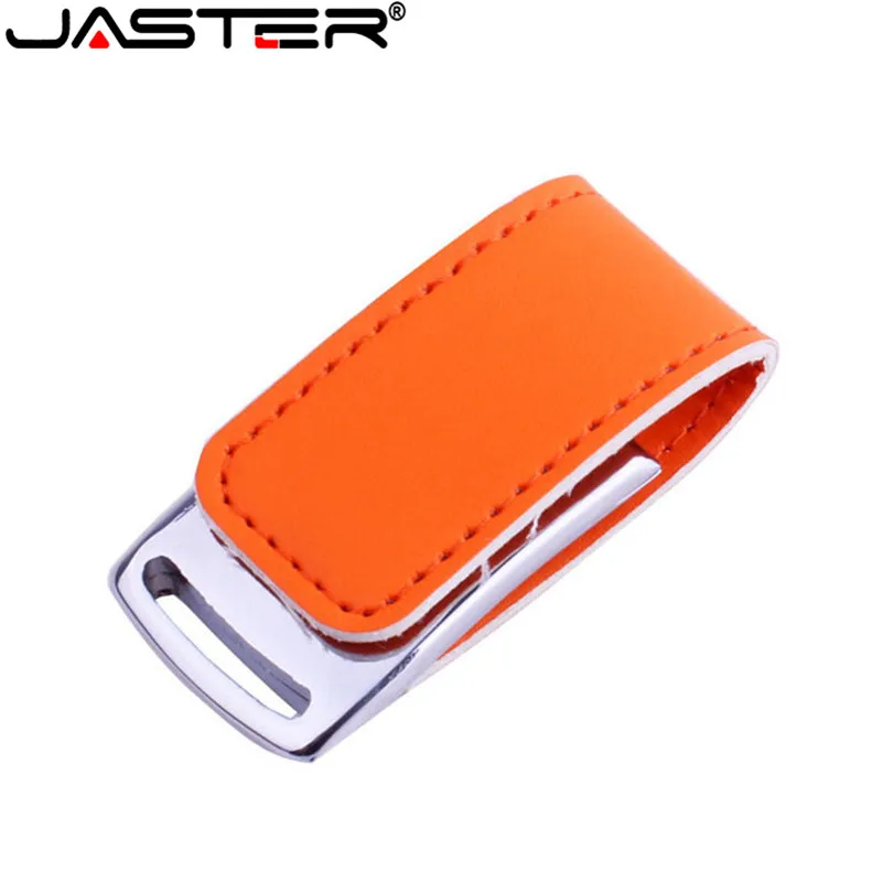 Флэш-накопитель JASTER в виде настоящей ручки 8 ГБ 16 32 64 кожаный USB флэш-накопитель с