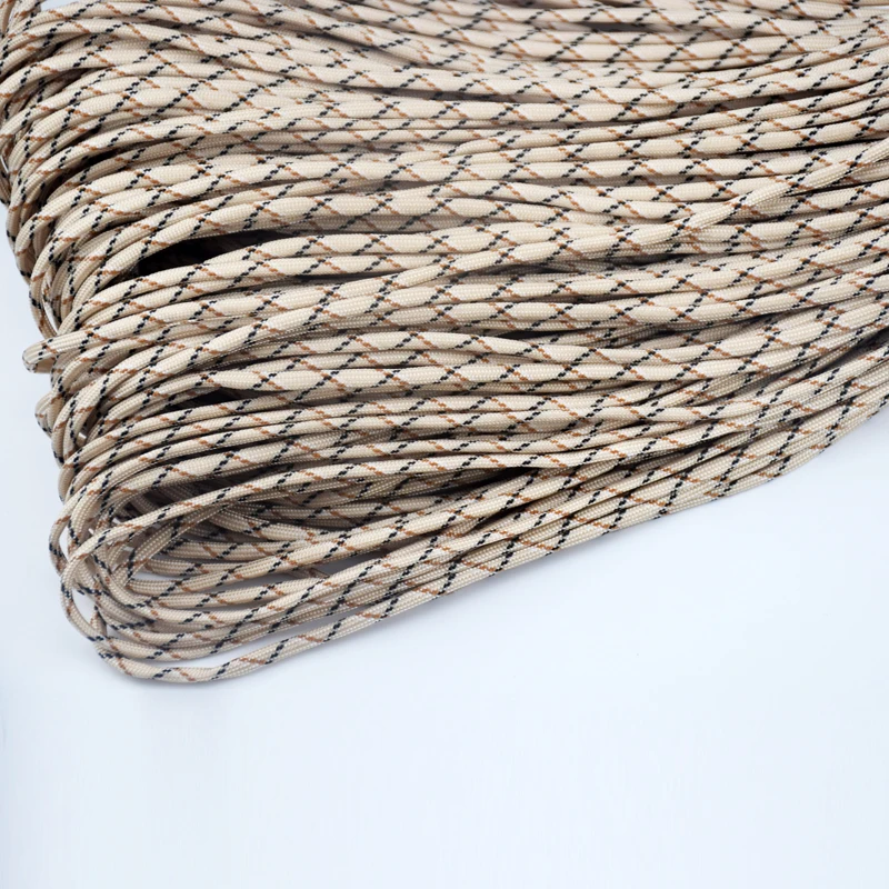 Камуфляжный парашютный шнур 100 метров катушки 4 мм 7 прядей веревка 550 Эскалада