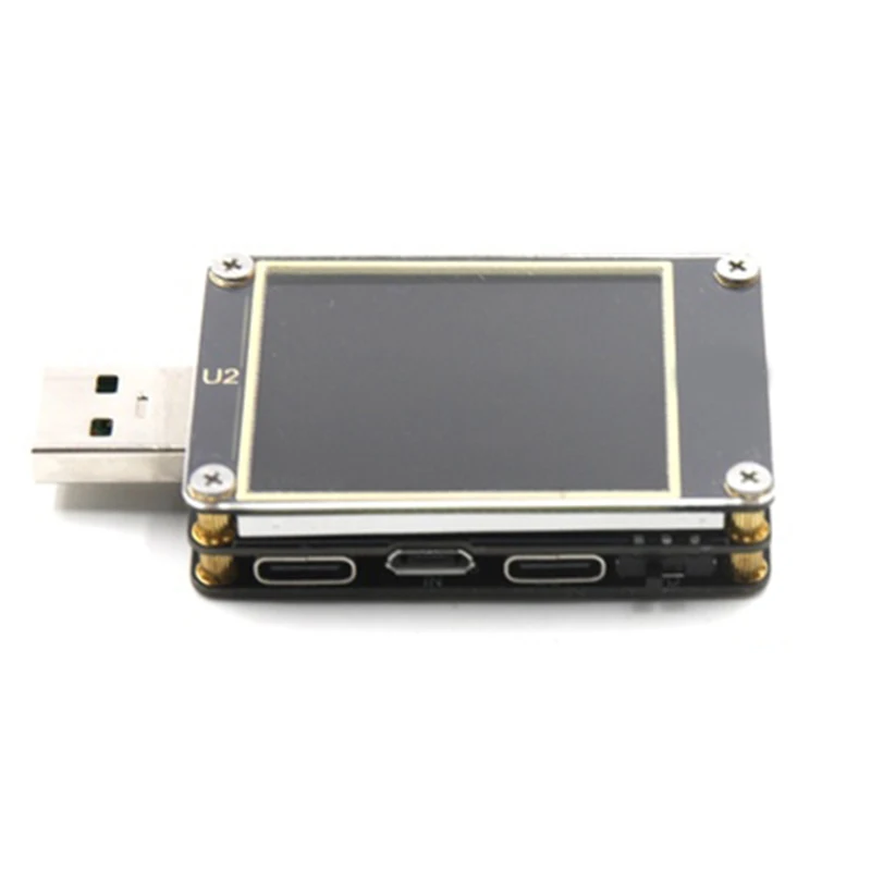 Qway-U2p Current and Voltage-meter USB Tester QC4+ PD3.0 2.0PPS Fast Charge Protocol Capacity Dimension for Charger Test |