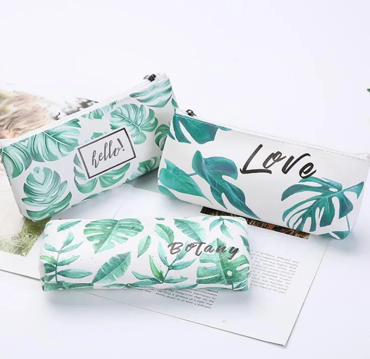 

1pc Kawaii Pencil Bag Pen Case for Girls Pouch Bag Make Up Case PU Stationery Pouch with Zipper School Supplies