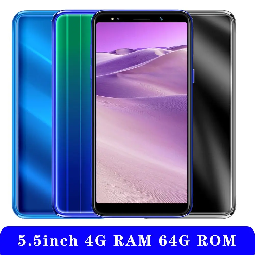 Смартфоны S20 5 дюймов WiFi четырехъядерный 13 МП 4G RAM 64G ROM Android bluetooth наушники