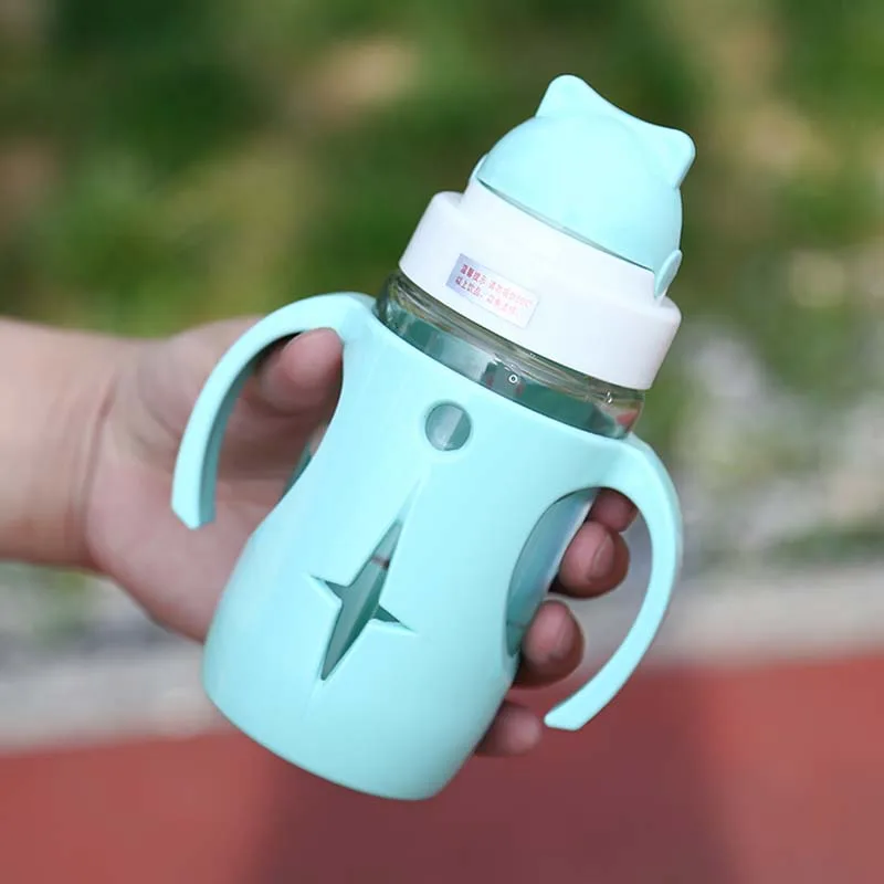 BPA Бесплатно Детские Стекло с изображением бутылки из-под молока для кормления