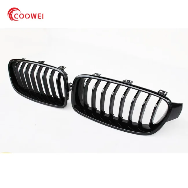 Пара глянцевых матовых передних решеток с углеродной чернотой 3 цветов для BMW серии F30 F31 F35 F80 2012 2013-2017 Гоночные решетки.