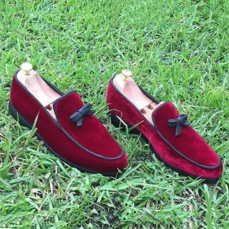 

2021 New Summer Men's Casual PU Leather Shoes Tide Bowknot Soft Sole Fashion Non Slip Bean Shoes Gentleman Hot Sale 8KH145