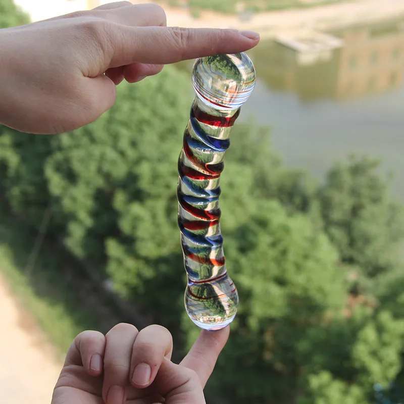 Glass Big Dildo Anal Plug for Man Clitorial Stimulation Female Masturbator Adult Sex Toys Beginner Shop Intimate Goods | Красота и