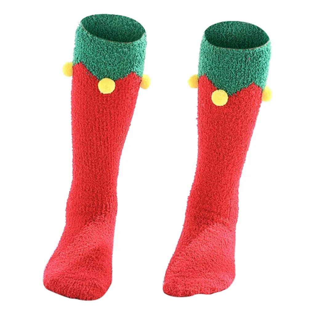 SAGACE/15 цветов зимние тянущиеся бархатные длинные носки с вышитыми героями